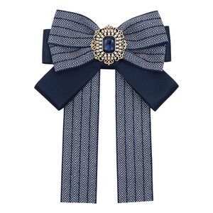 5545 Bow Tie Girls Rhinestone Bow Ties, Adjustable Pre-tied Neck Tie